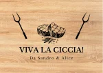 tagliere in frassino con testo: Viva la ciccia
