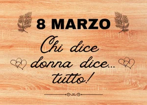 tagliere in rovere rosso festa della donna
